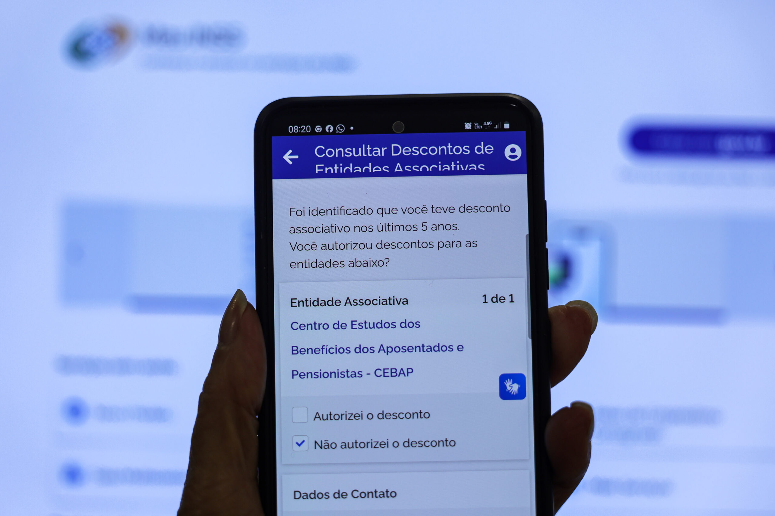 Aplicativo do INSS permite consultar eventuais descontos indevidos