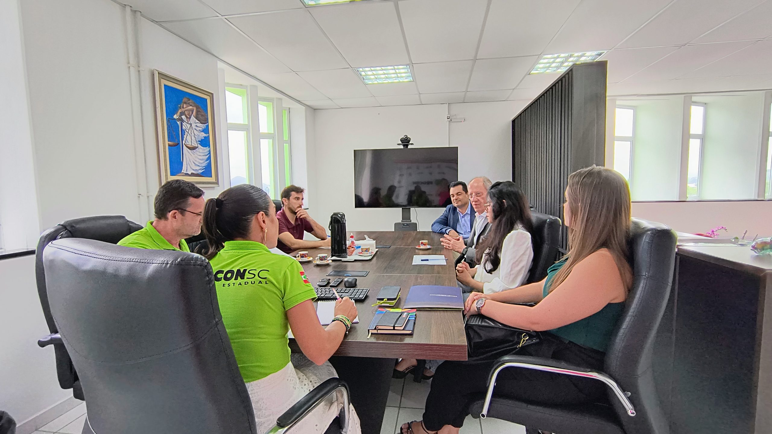 Reunião com representantes da IES/FASC no PROCON/SC